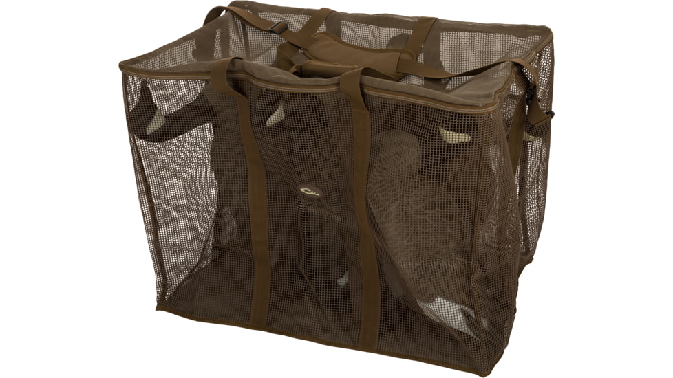 DRAKE DA370006G Decoy Bag Floater 6 Slot Goose Brown Vinyl-Coated Mesh DA3700BRN06G