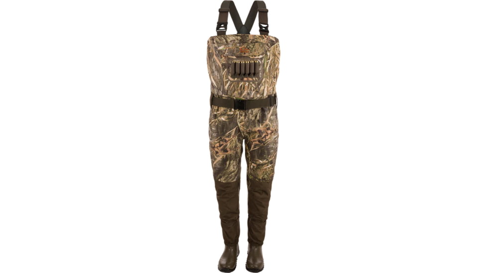 DRAKE Hardline Insulated Breathable Wader - Men's, 13 US Boot Size, Mossy Oak Original Shadowgrass, DF0253-009-XLG13