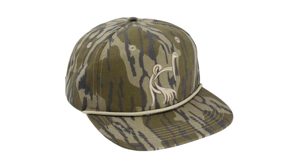 DRAKE LOST Hat X Ol Tom Goat Rope 3D Puff Hat, Mossy Oak Bottomland, One Size, OT6250-006