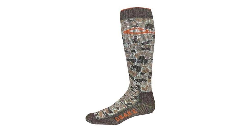 DRAKE Merino Wool Blend Sock - Mens, Brown, Large 72063-L