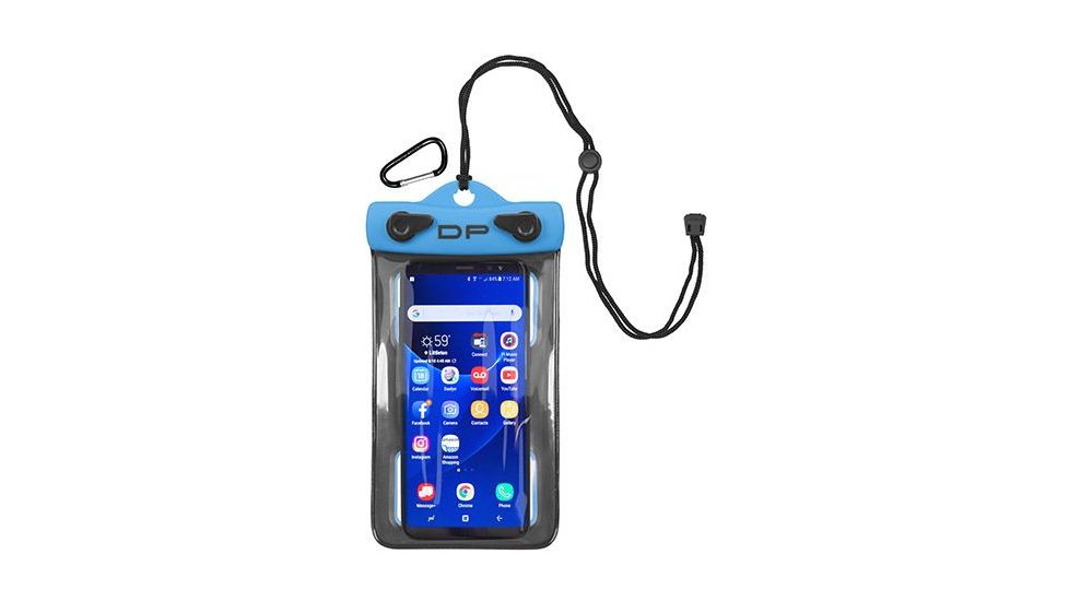 DryPak Cell Phone Case, 4 x 6, Blue, Blue, 1 Year Mfg Warranty, Tpu/Pp, DP-45563