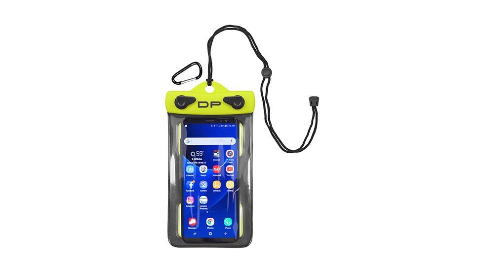 DryPak Cell Phone Case, 4 x 6, Lemon/Lime, Lemon Lime, 1 Year Mfg Warranty, Tpu/Pp, DP-45570