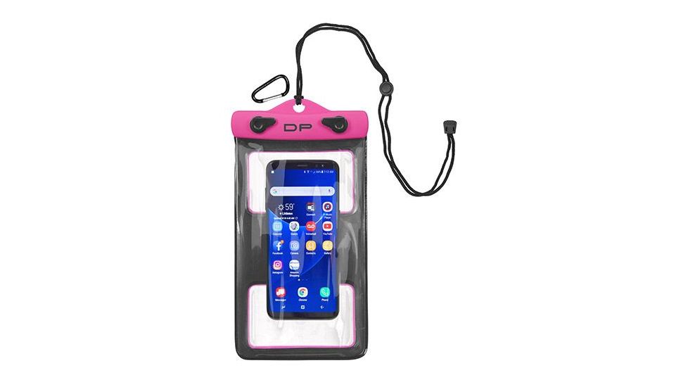 DryPak Cell Phone Case, 5 x 8, Hot Pink, Hot Pink, 1 Year Mfg Warranty, Tpu/Pp, DP-45679