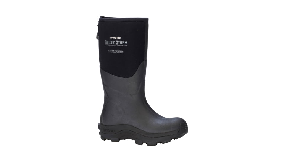 Dryshod Arctic Storm Gussett Winter Boot - Mens, Black/Grey, 9, ARSG-WH-BK-012