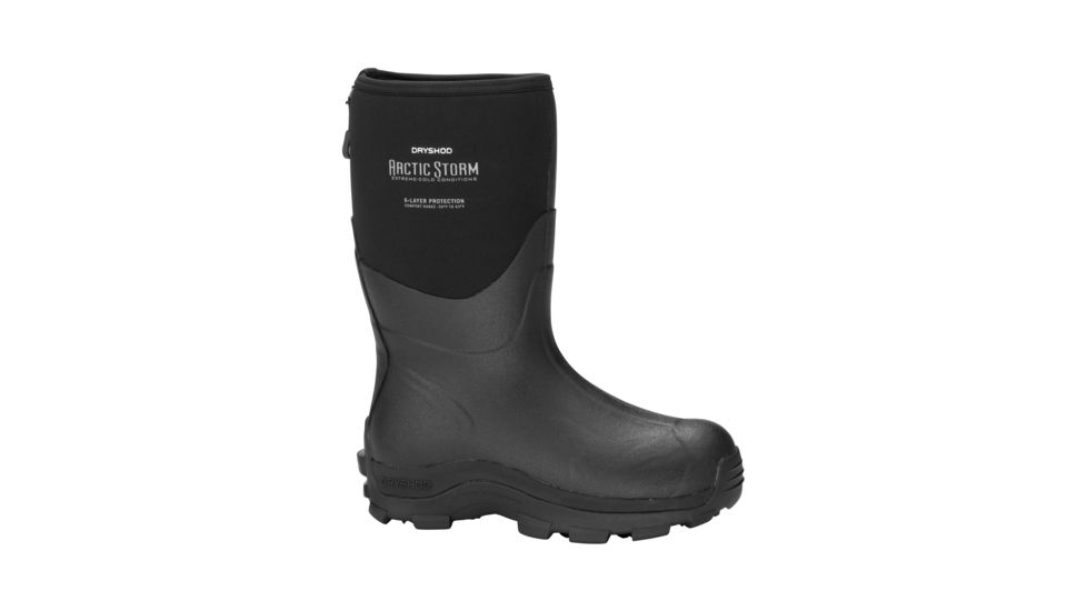 Dryshod Arctic Storm Mid Winter Boot - Men's, Black/Grey, 10 ARS-MM-BK-010