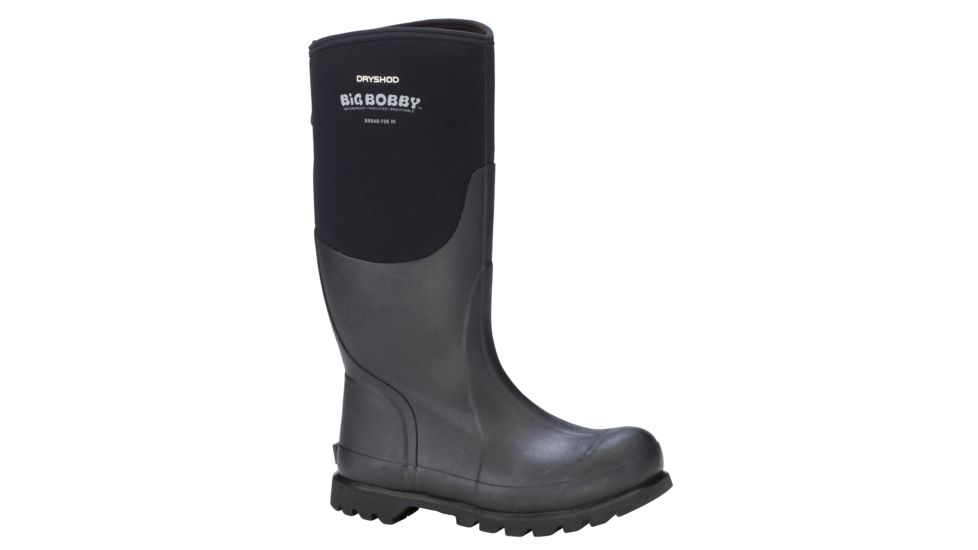 Dryshod Big Bobby Hi Work Boot - Men's, Black/Grey, 10 BBB-MH-BK-010