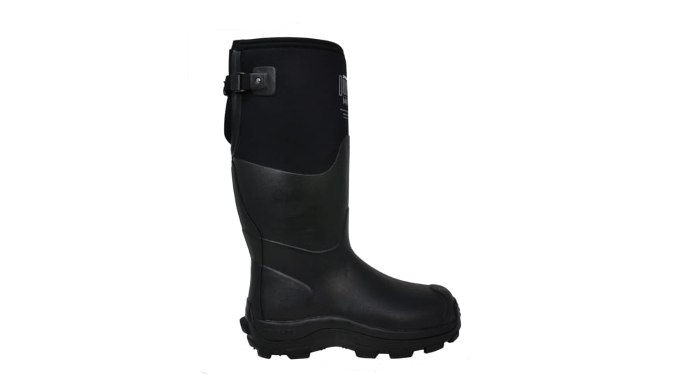 Dryshod DungHo Max Gusset Extreme-Cold Conditions Barnyard Boot - Mens, Black/Grey, 7, DHMG-MH-BK-007