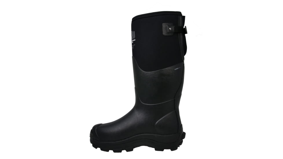 Dryshod DungHo Max Gusset Extreme-Cold Conditions Barnyard Boot - Mens, Black/Grey, 7, DHMG-MH-BK-007
