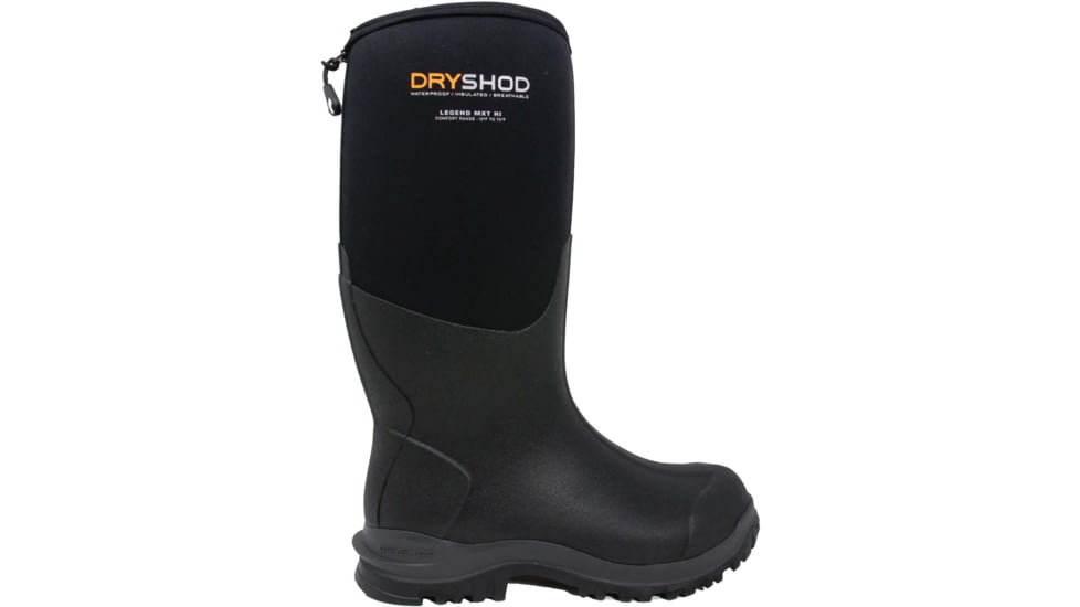 Dryshod Legend MXT Hi Adventure Boot - Mens, Black/Neon, 10, LGX-MH-BK-010