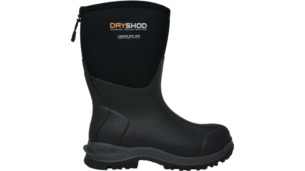 Dryshod Legend MXT Mid Adventure Boot - Mens, Black/Neon, 12, LGX-MM-BK-012