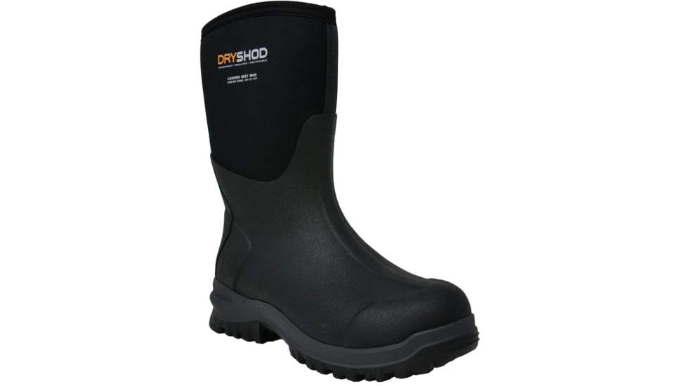Dryshod Legend MXT Mid Adventure Boot - Mens, Black/Neon, 12, LGX-MM-BK-012