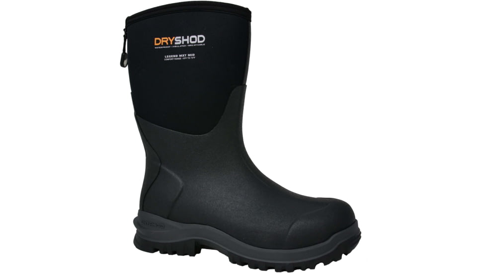 Dryshod Legend MXT Mid Adventure Boot - Mens, Black/Neon, 12, LGX-MM-BK-012