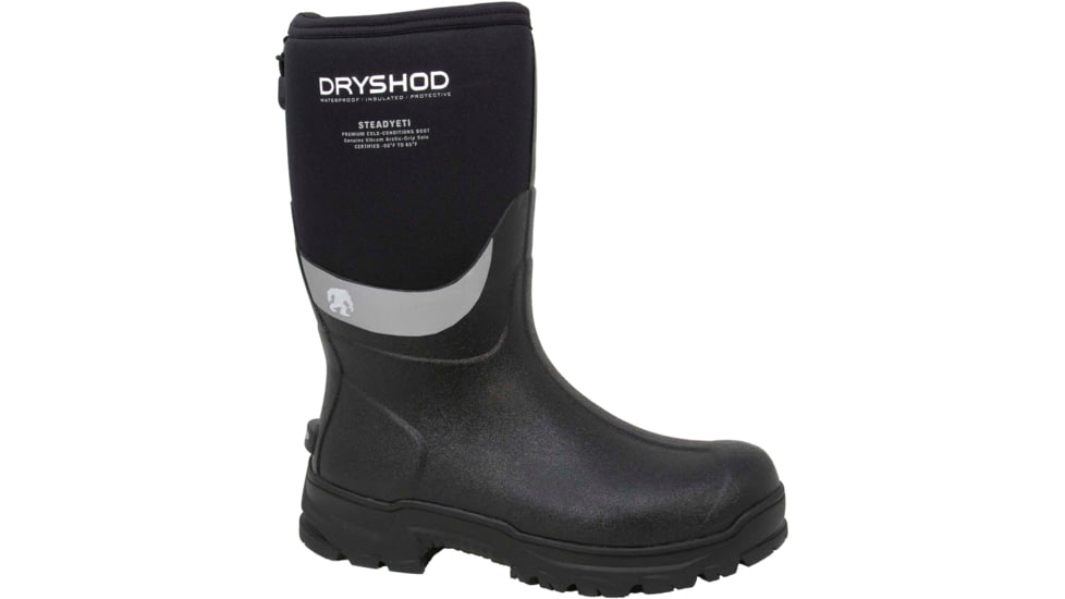 Dryshod Steadyeti Mid Winter Boot - Men's, Black/Grey, 8, SYT-MM-BK-008