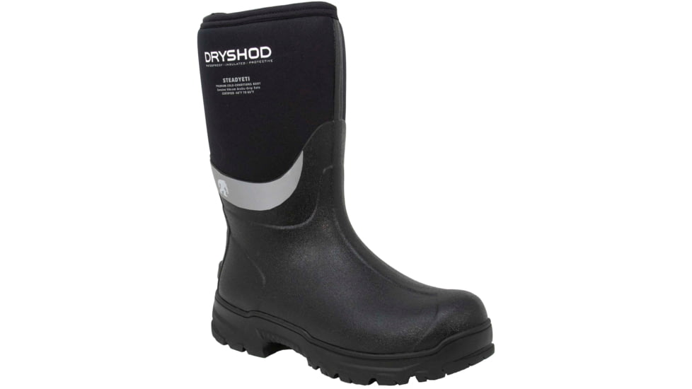 Dryshod Steadyeti Mid Winter Boot - Men's, Black/Grey, 8, SYT-MM-BK-008