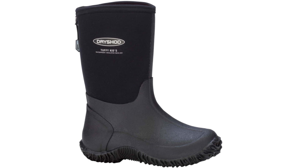 Dryshod Tuffy Sport Boot - Kids, Black/Grey, 10, TUF-KD-BK-010
