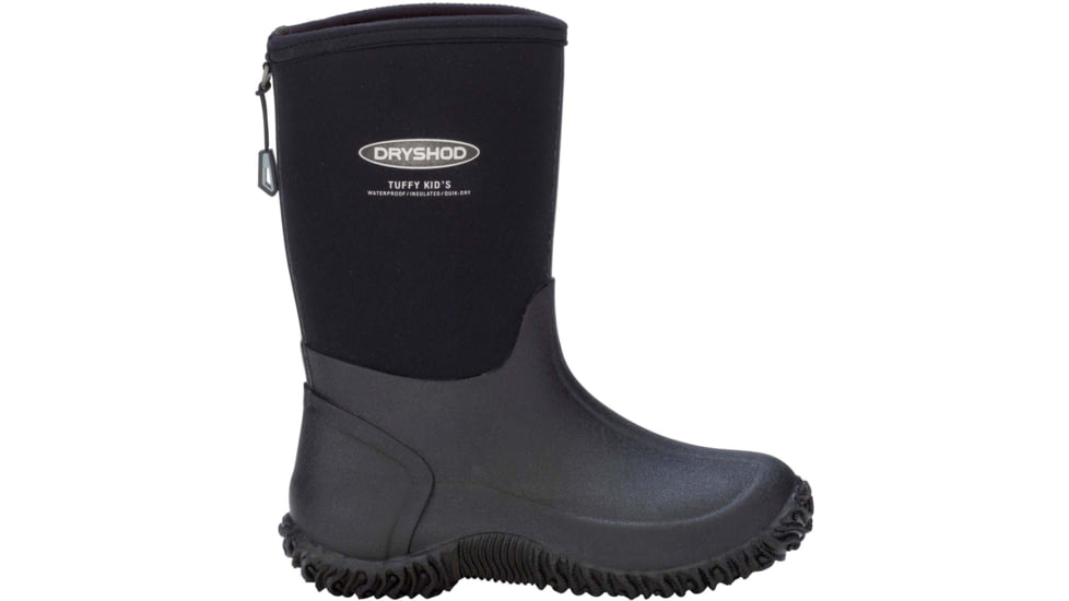 Dryshod Tuffy Sport Boot - Kids, Black/Grey, 10, TUF-KD-BK-010