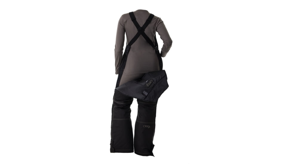 DSG Outerwear Arctic Appeal 2.0 Ice Fishing Dropseat Bib, Black, XS, 45327