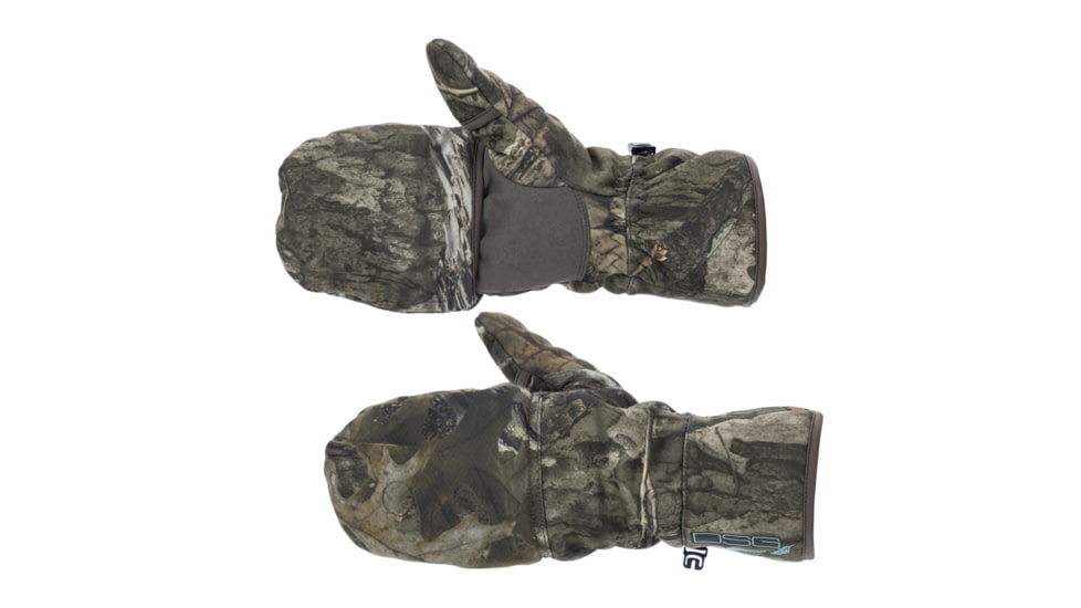 DSG Outerwear Sherpa Fleece Flip Top Mitten - Womens, Mossy Oak Country DNA, Small, 518555