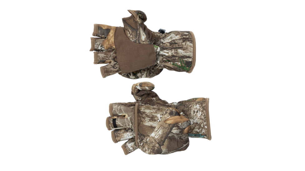 DSG Outerwear Sherpa Fleece Flip Top Mitten - Womens, Realtree Edge, Extra Small, 518340