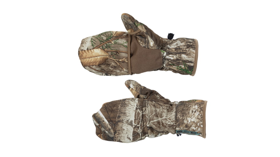 DSG Outerwear Sherpa Fleece Flip Top Mitten - Womens, Realtree Edge, Extra Small, 518340