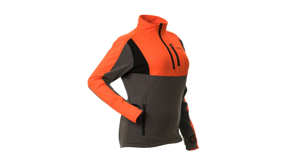 DSG Outerwear Upland Performance Fleece - Women's, Medium, Blaze Orange/Stone, 51833