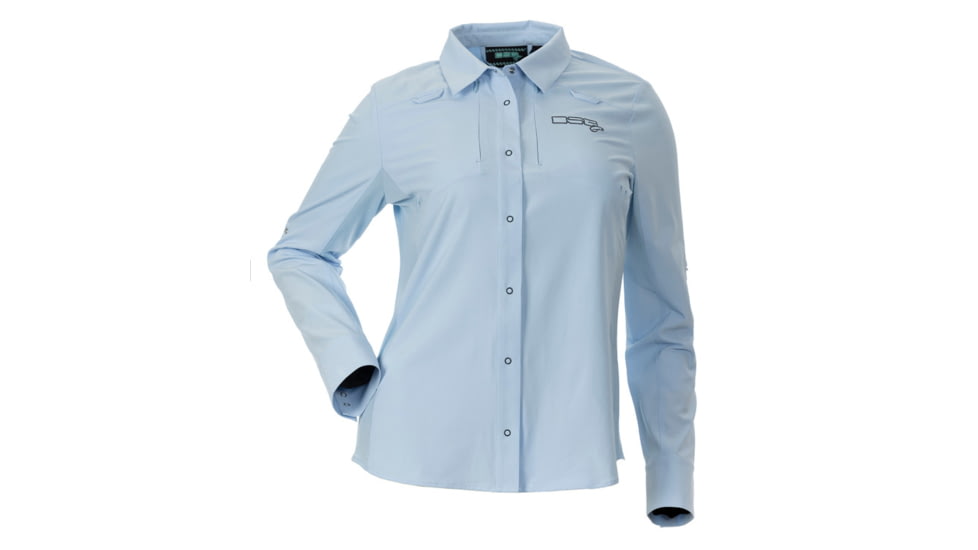 DSG Outerwear Victoria Snap-up Shirt- Womens, Glacier, Small, 50088