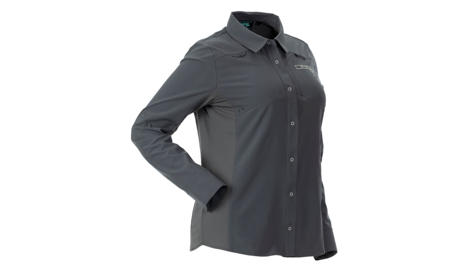 DSG Outerwear Victoria Snap-up Shirt- Womens, Slate, Extra Large, 50100