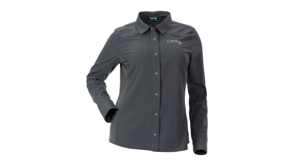 DSG Outerwear Victoria Snap-up Shirt- Womens, Slate, Extra Large, 50100