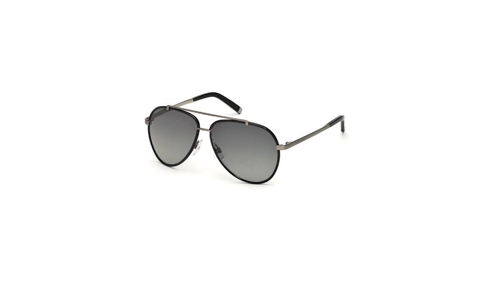 DSquared DQ0087 Sunglasses - Shiny Black Frame Color, Gradient Smoke Lens Color