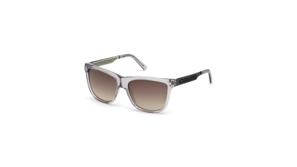 DSquared DQ0136 Sunglasses - Grey Frame Color, Gradient Brown Lens Color