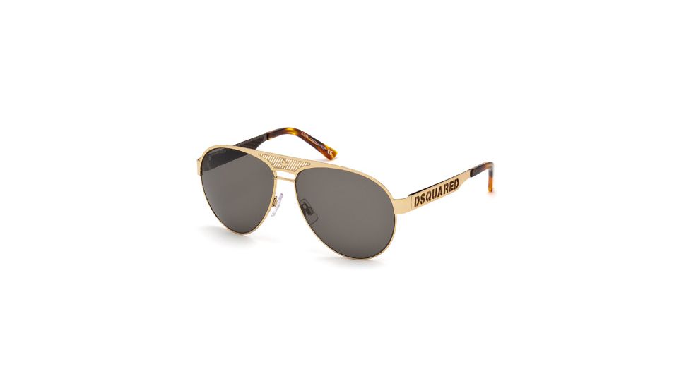 DSquared DQ0138 Sunglasses - Gold Frame Color, Roviex Lens Color