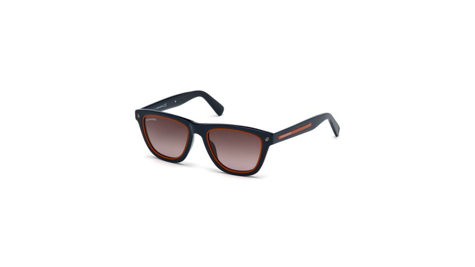 DSquared DQ0169 Sunglasses - Shiny Blue Frame Color, Gradient Roviex Lens Color