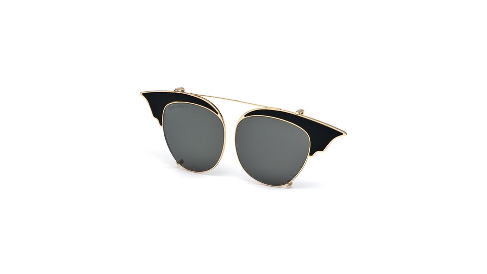 DSquared DQ5152-CL Sunglasses - Black Frame Color, Smoke Lens Color