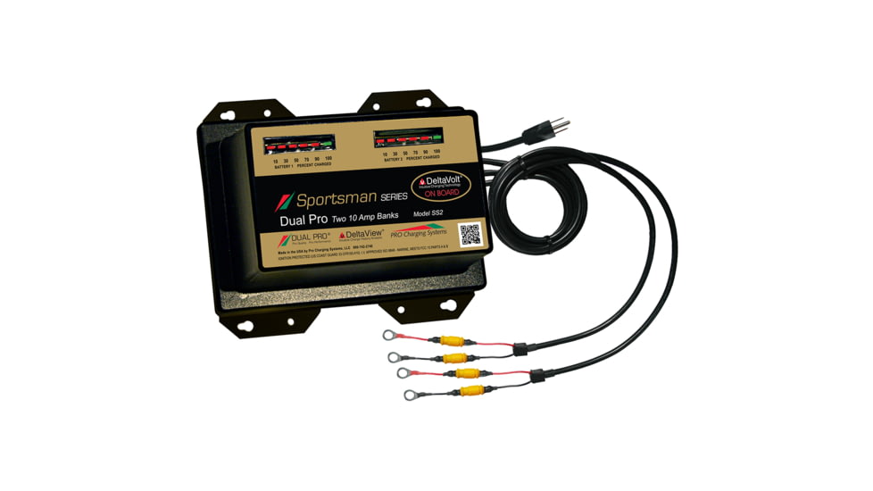 Dual Pro Sportsman Series Battery Charger - 20A - 2-10A-Banks - 12V/24V 68405