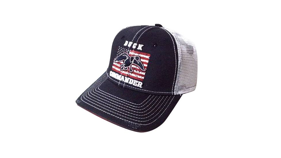 Duck Commander DHNWF Flag Navy/White Hat Mesh One Size Cotton/Poly 10Pk