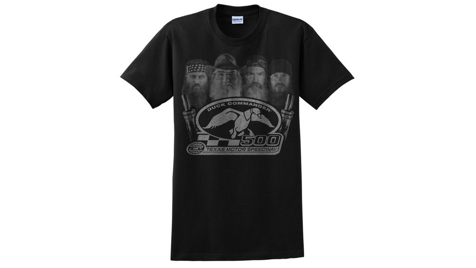 Duck Commander DS500B4S01 Big 4 T-Shirt Short Sleeve Black Small Cotton