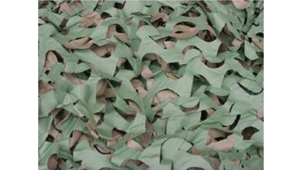 Duck Commander M4 Camo Blind Material 7 Feet 8 Inches X 10 Feet Expanded, Green/Brown 55790