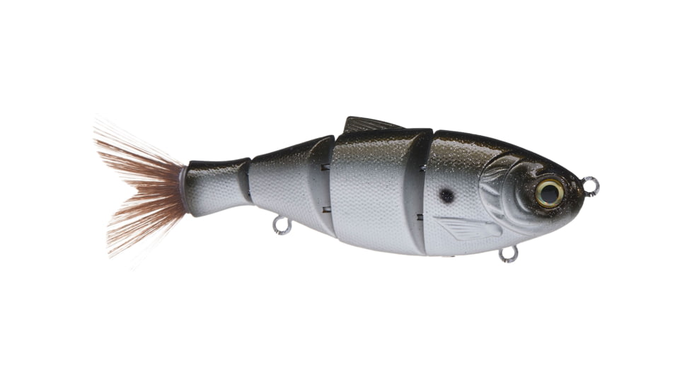 Duckett Fishing BD Shad, Green Shad, 5 in, BDSHAD5-SSGreen Shad