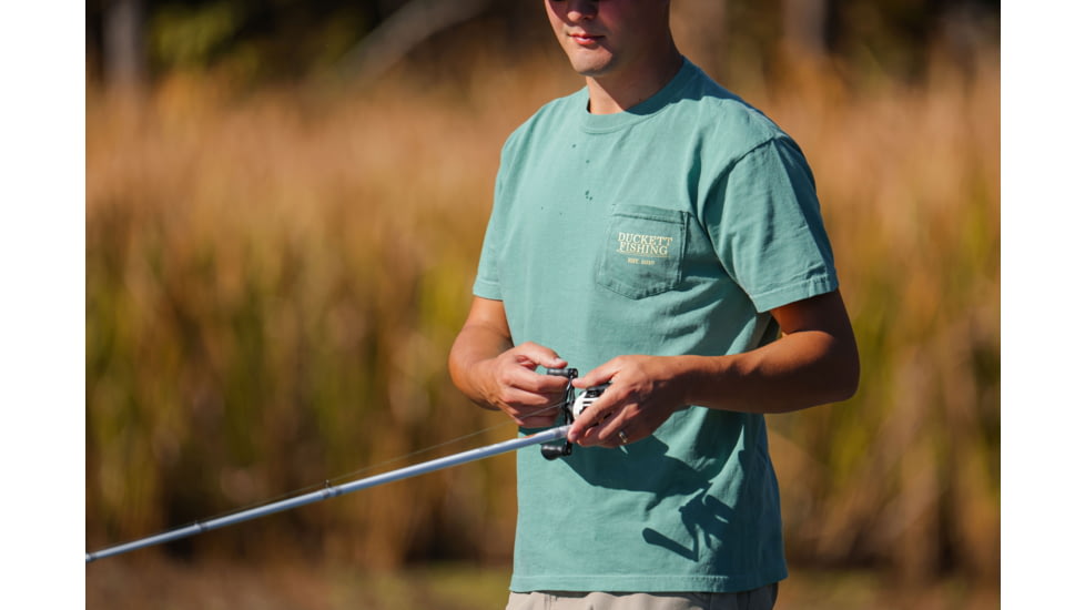 Duckett Fishing Ghost II Fast Spinning Rod, Medium, White, 7 ft, DFGT70M-S