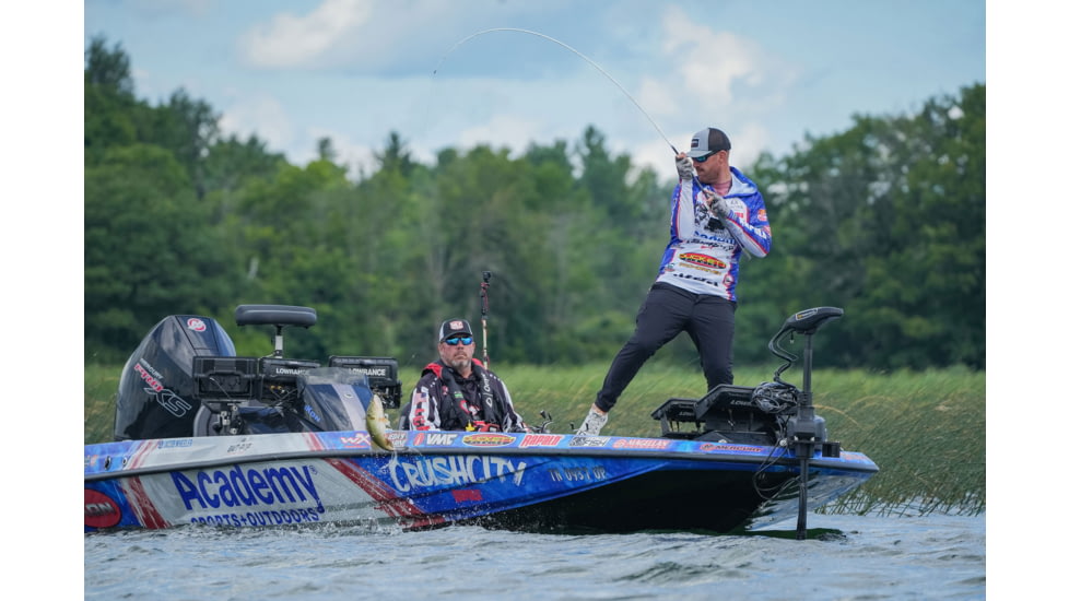 Duckett Fishing Jacob Wheeler Signature Series 2.0 Lt X Fast Spinning Rod, Medium, White/Blue, 6 ft 10 in, DFJWT610ML-S