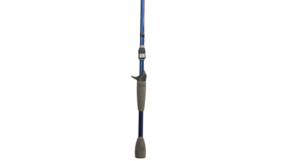 Duckett Fishing Jacob Wheeler Signature Series 2.0 Crankin Rod, Medium, White/Blue, 7 ft 2 in, DFJWT72M-CC