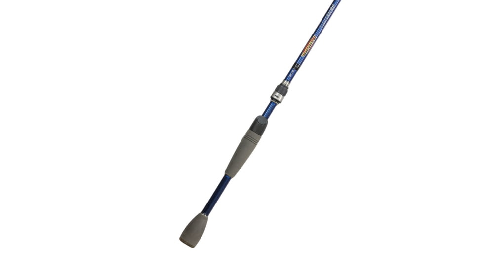 Duckett Fishing Jacob Wheeler Signature Series 2.0 Lt X Fast Spinning Rod, Medium, White/Blue, 6 ft 10 in, DFJWT610ML-S