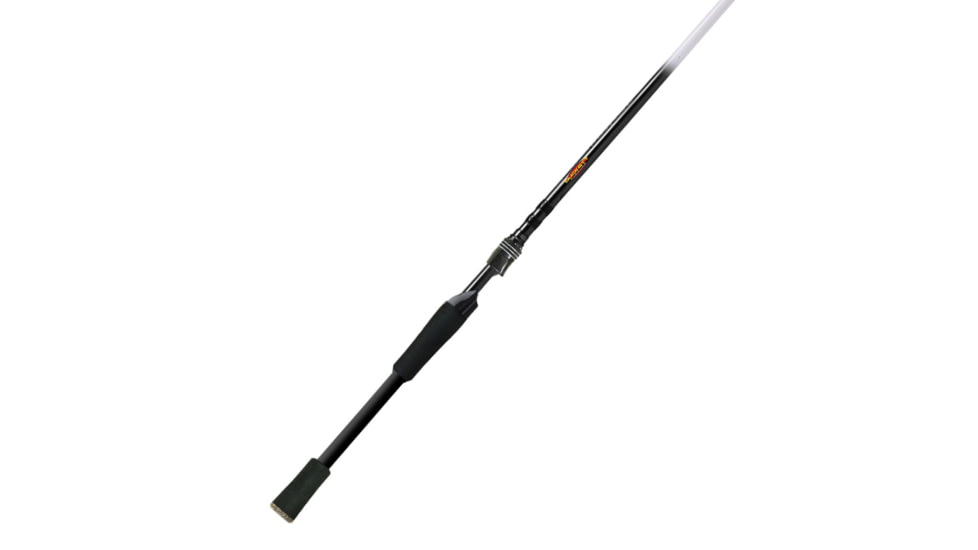 Duckett Fishing Silhouette Fast Spinning, Medium Heavy, White/Black, 7 ft, DFSI70MH-S