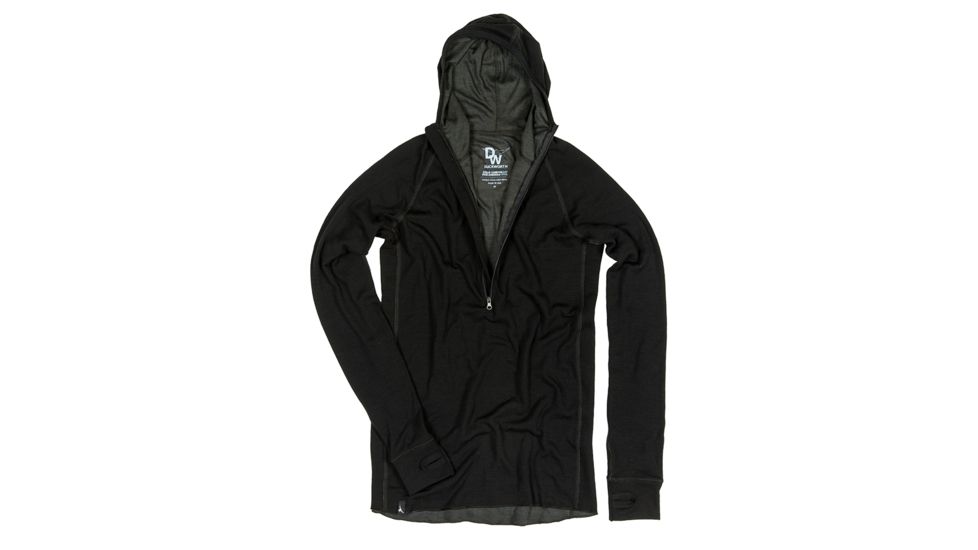 Duckworth Comet 1/2 Zip - Mens, Black, Small, DW10557-01-1