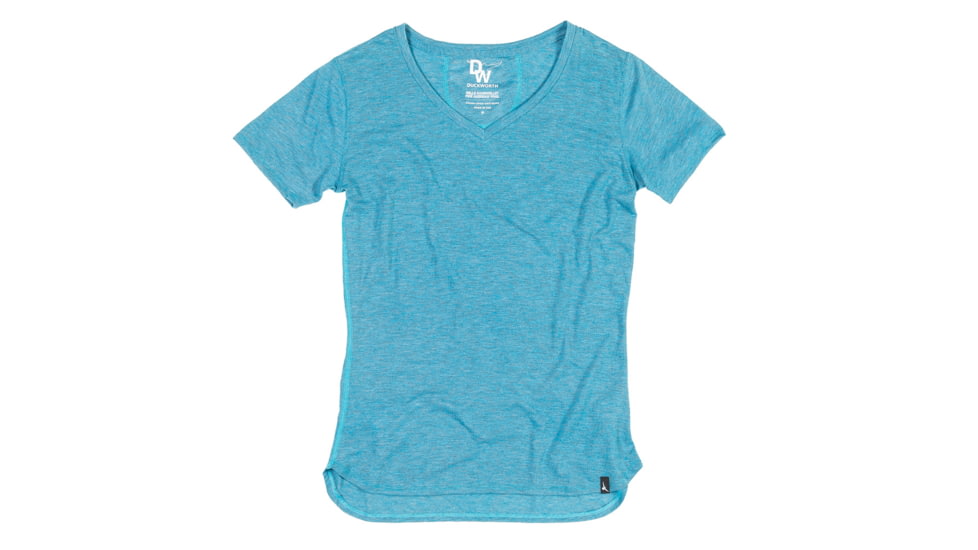 Duckworth Vapor V-Neck Tee - Women's-Sky Blue-Large