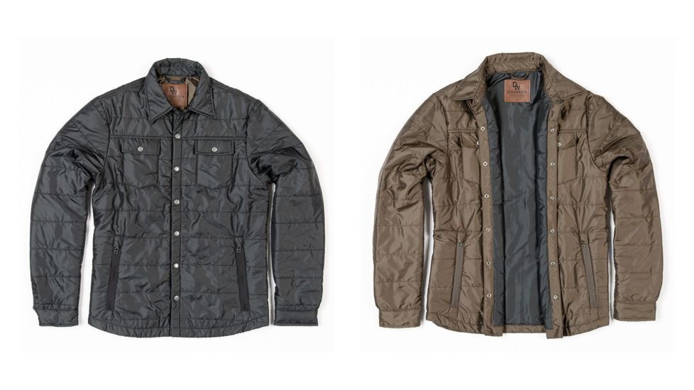 Duckworth WoolCloud Snap Shirt - Mens, Black, Olive