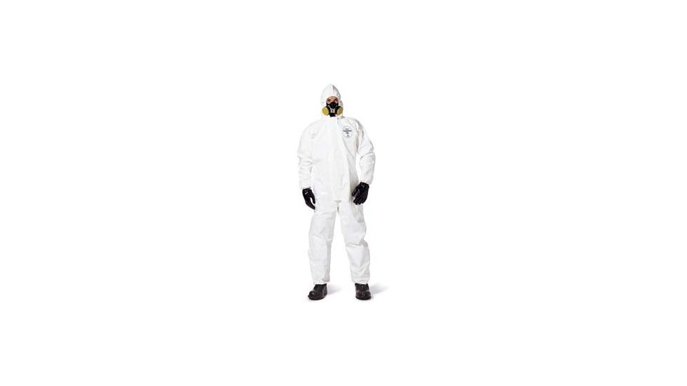 Dupont Saranex COVERALL/HOOD Md CS6 SL127TWHMD00