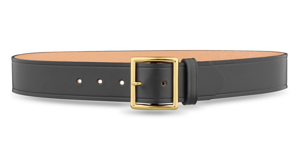 DutyMan 1-3/4inch Plain Leather Garrison Belt With Gold Buckle DTY-1611-44-9032