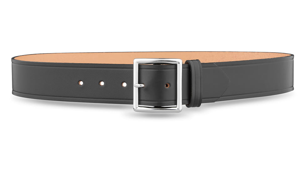 DutyMan 1-3/4inch Plain Leather Garrison Belt With Nickel Buckle DTY-1611-40-9031