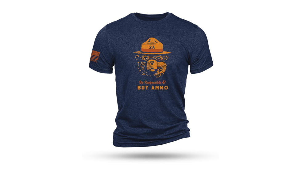 Nine Line 2A Bear Navy Triblend T-Shirt 3XL B3EA905B, NV2ABEARTSTRINAVY3XL